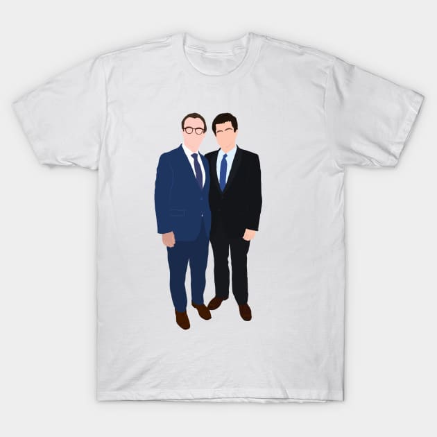 Pete and Chasten Buttigieg T-Shirt by GrellenDraws